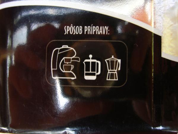 Popradská káva - Columbia Espresso mletá 250g ikonky